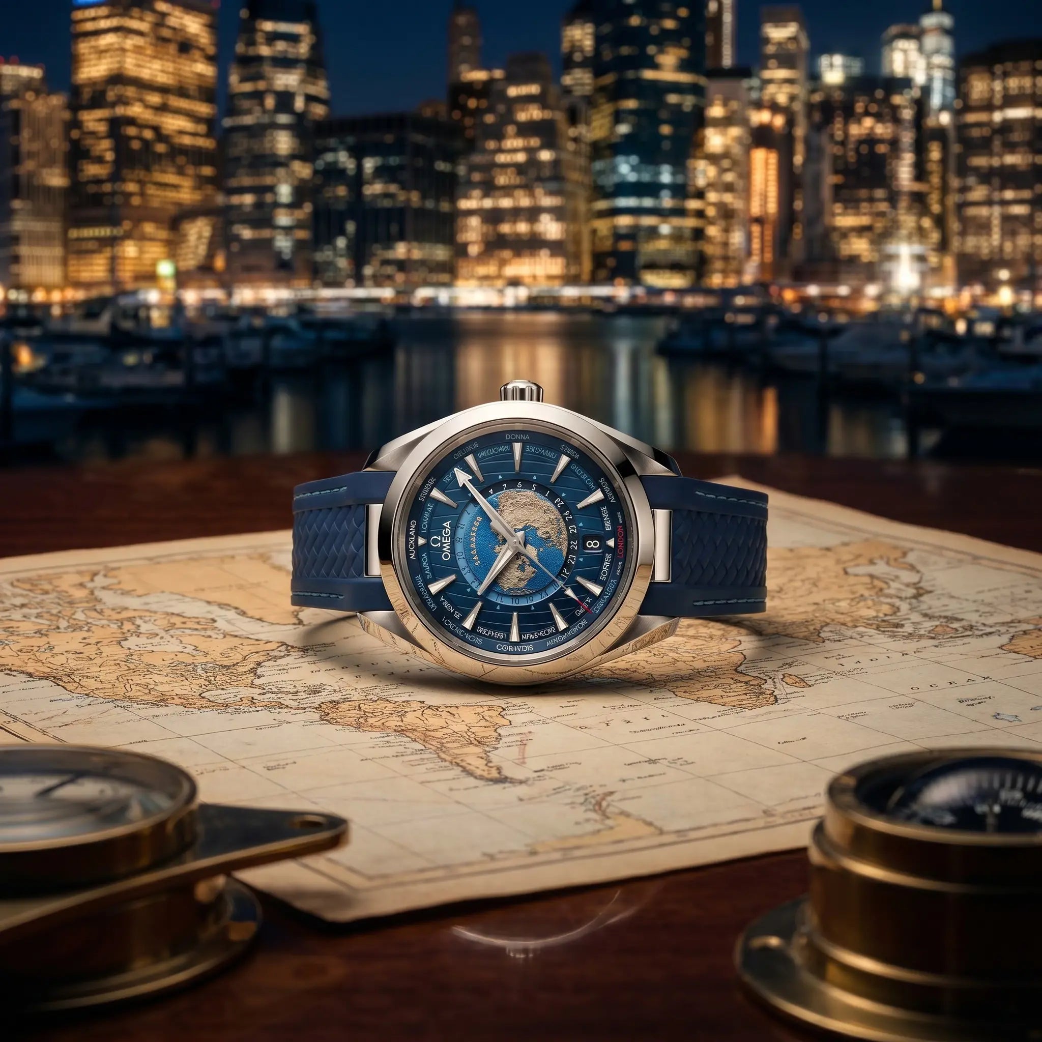OMG Seamaster Aqua Terra Worldtimer