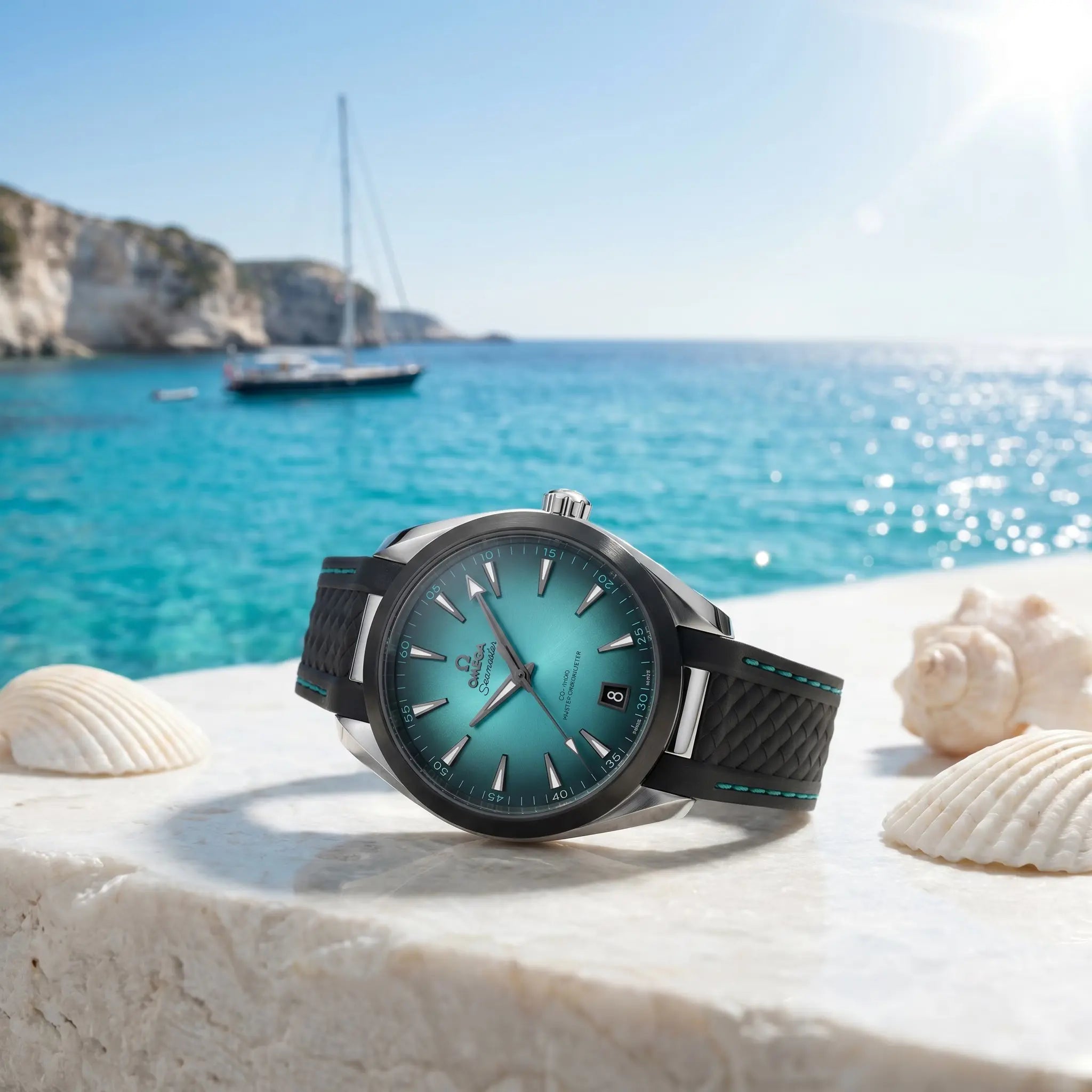 OMG Seamaster Aqua Terra Turquoise