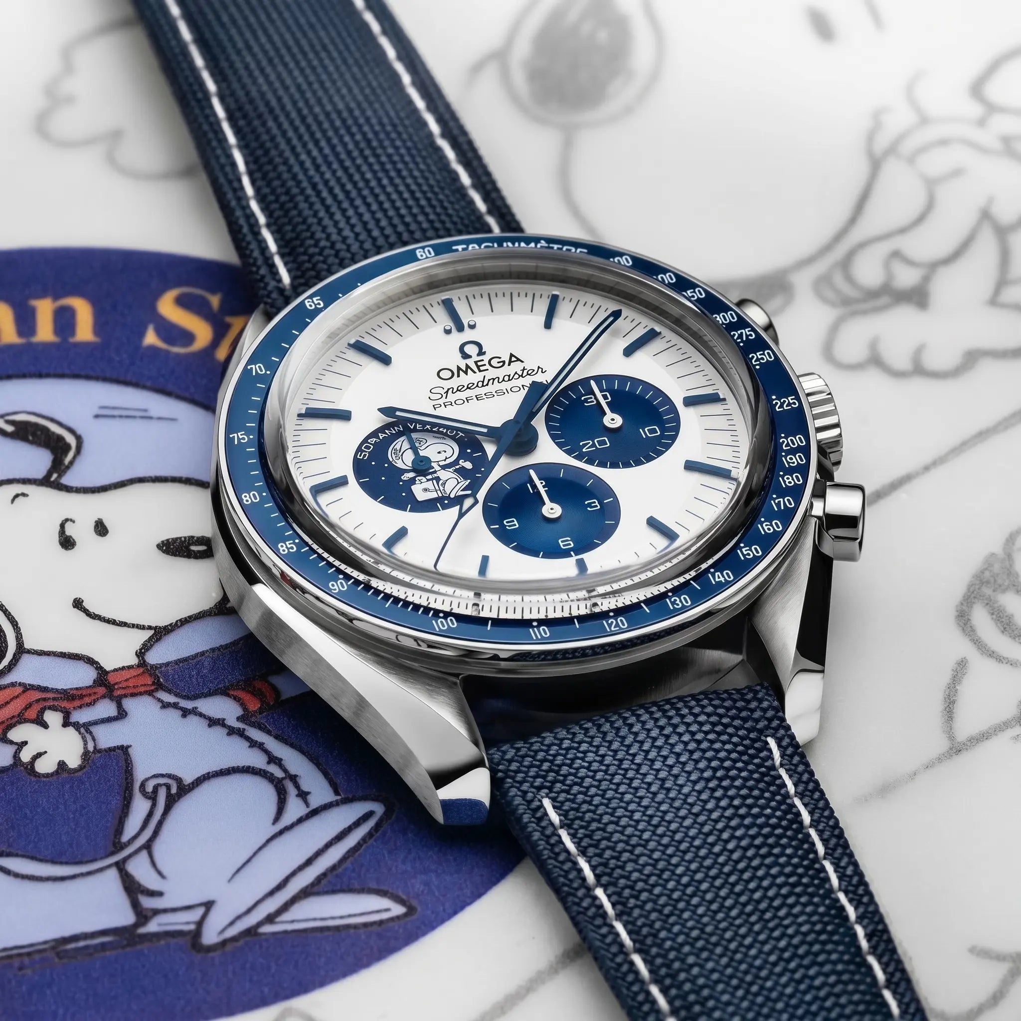 OMG Speedmaster Silver Snoopy