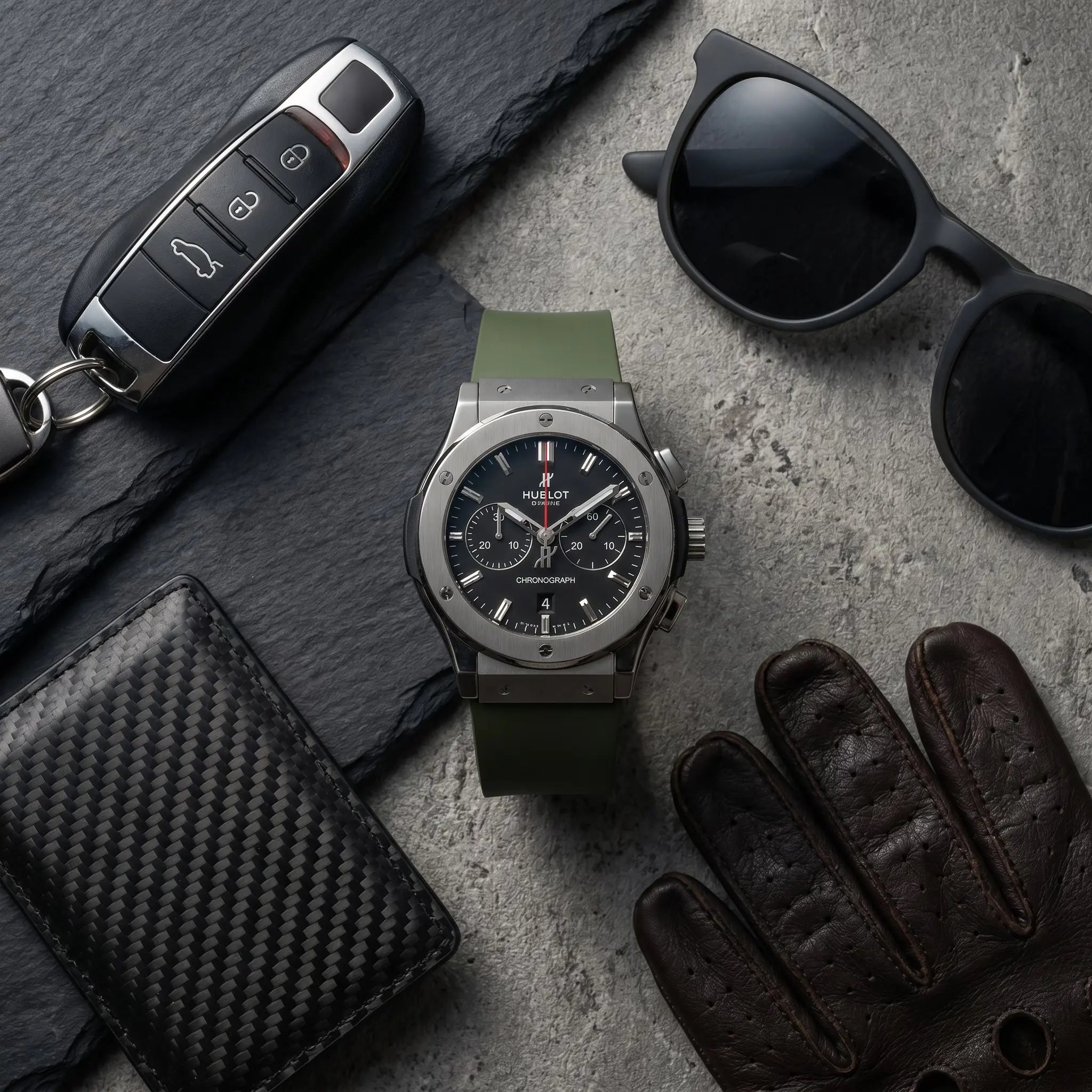 HBL Classic Fusion Chronograph Green