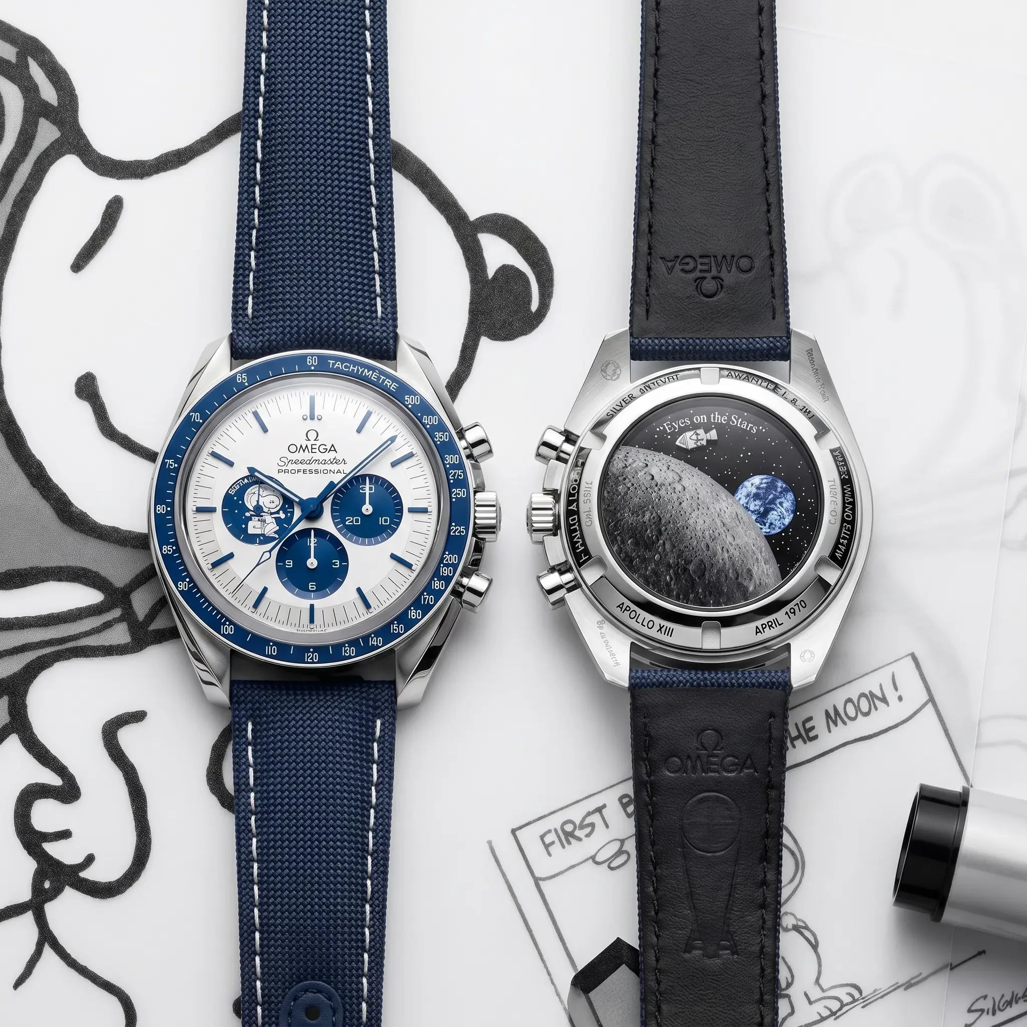 OMG Speedmaster Silver Snoopy