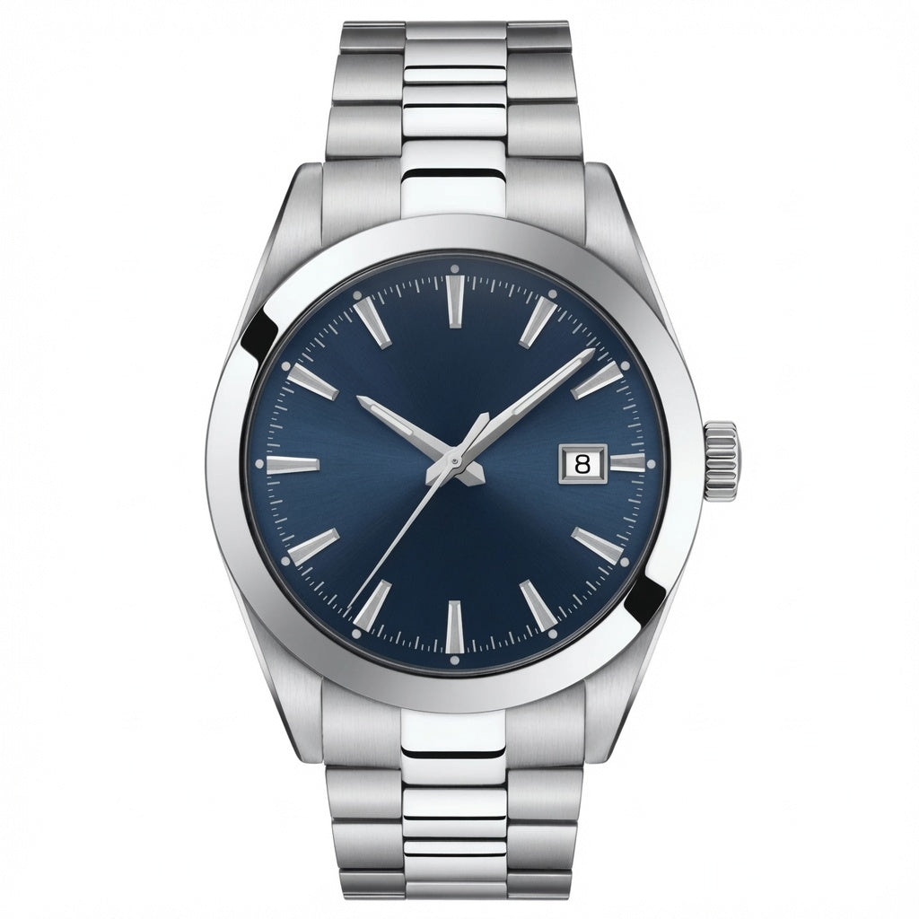 Classic Gentleman Steel Watch 40mm
