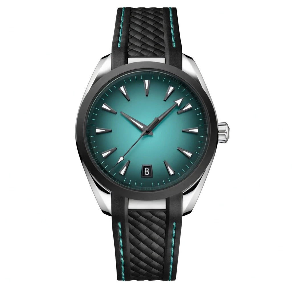 Aqua Sport Steel Watch 41mm Turquoise